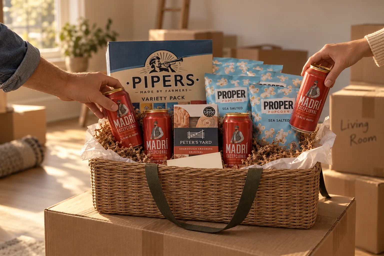 Savoury Unpack & Beer